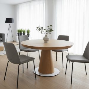 MESA COMEDOR DIAMANTE REDONDA ANZADI